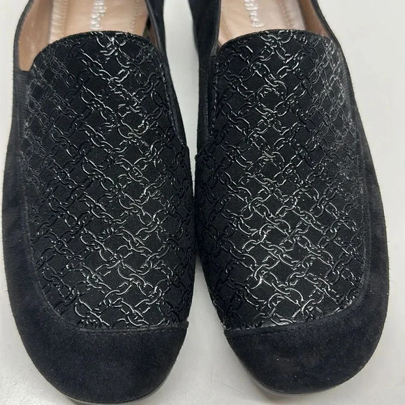 Beautifeel Lexi Loafers Suede Leather Shoes Black Chain Print NWOB Size 36 5 - Picture 3 of 14